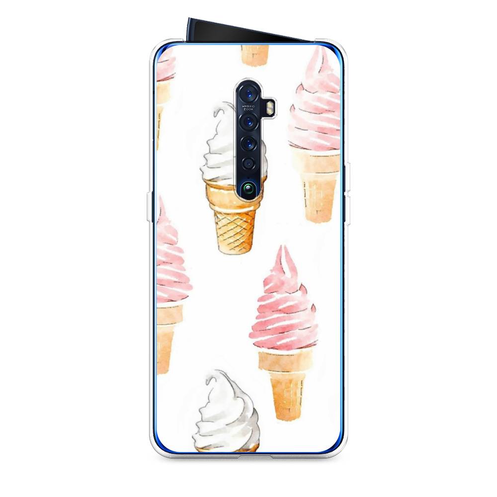 

Чехол Awog на Oppo Reno 2 "Нарисованное мороженое", Разноцветный, 253550-10