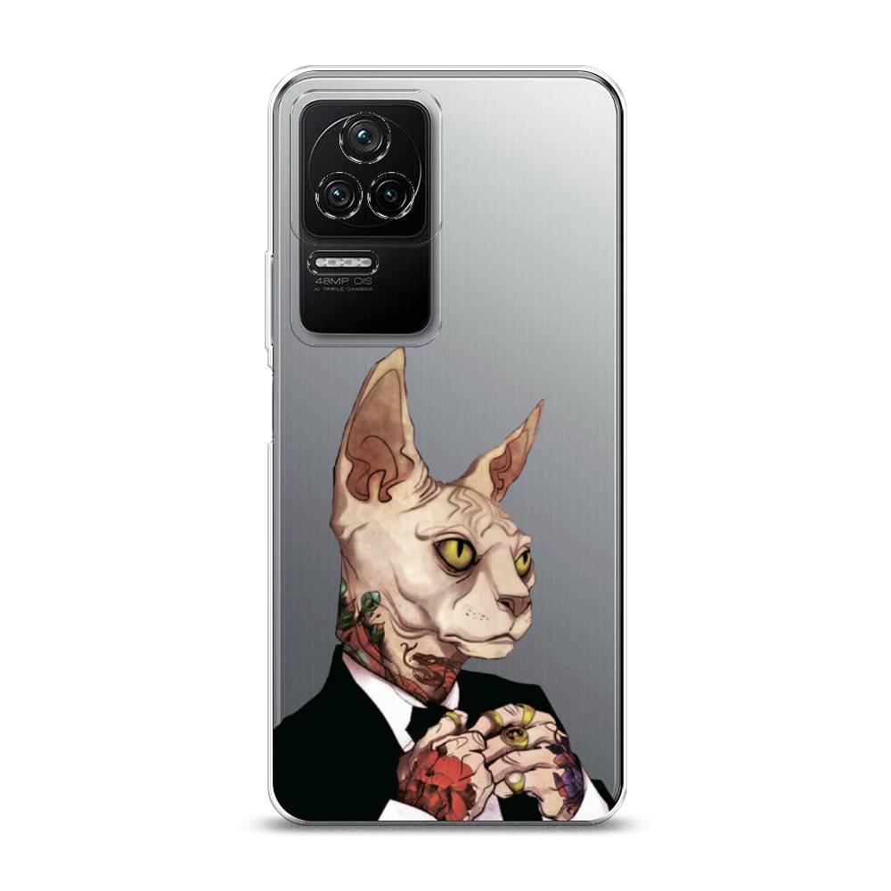 

Чехол Awog на Poco F4/Redmi K40S "Татуированный сфинкс", Разноцветный, 314650-7