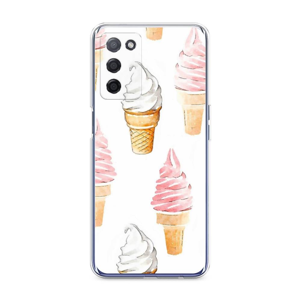 

Чехол Awog на Oppo A55 5G "Нарисованное мороженое", Разноцветный, 256250-10