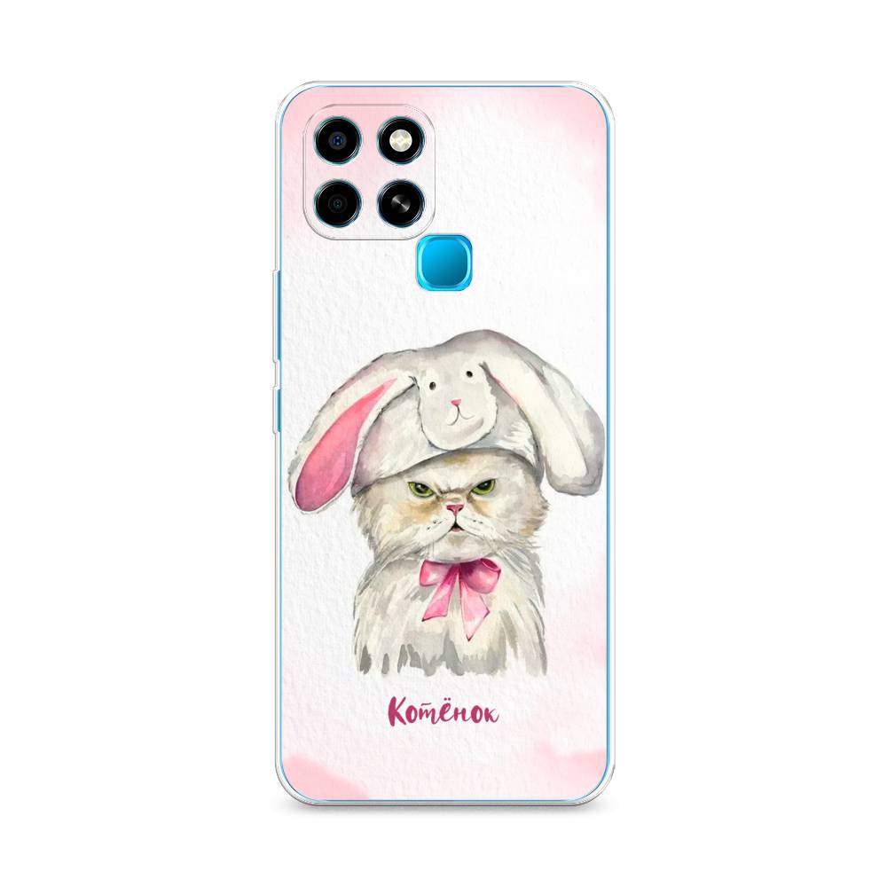 

Чехол для Infinix smart 6 "Мой котёнок", Розовый;серый, 3101050-1