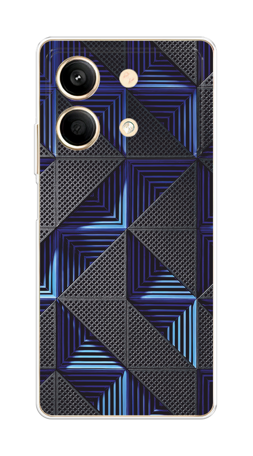 

Чехол на Poco X6 Neo "IBM", Серый;синий, 321950-1