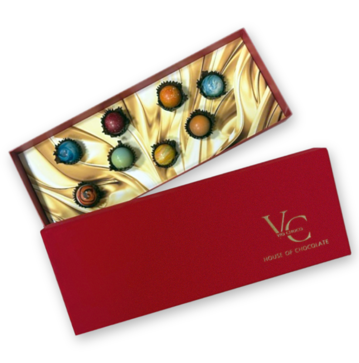 Набор шоколадных конфет VioChoco Золотая Галактика ручной работы, 440 г