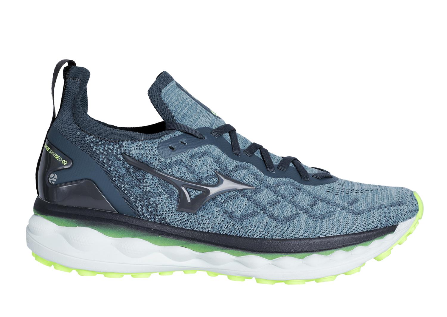 

Кроссовки мужские Mizuno Wave Sky Neo 2 зеленый 10 UK, Wave Sky Neo 2