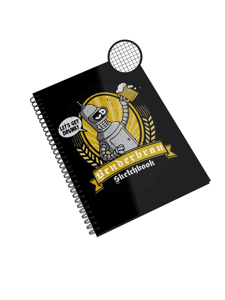 

Блокнот Каждому Своё "Futurama/Футурама/Бендер/Фрай" NP-MUFT2-A4/2 A4 48л в клетку, NP-MUFT2-A4/2