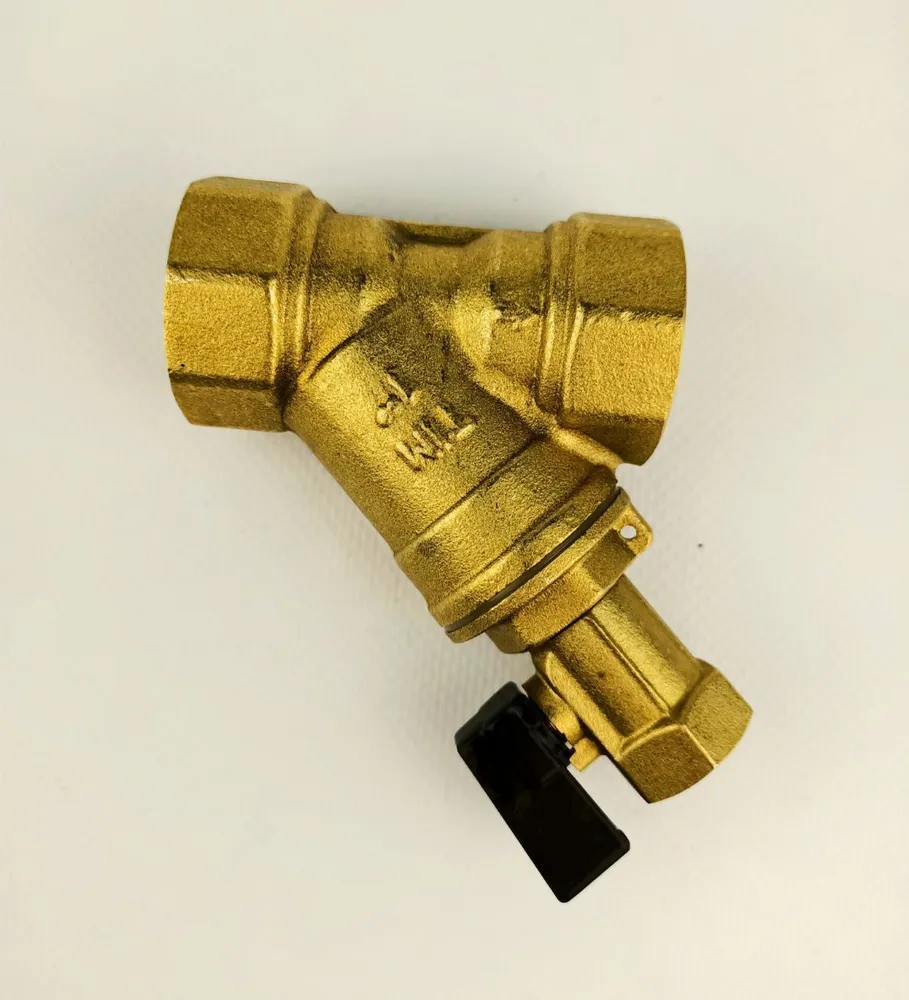 

Фильтр косой c мини краном 1" TIM BL-D7604 ду 25 латунный для водоснабжения и отопления, BL-D_1"