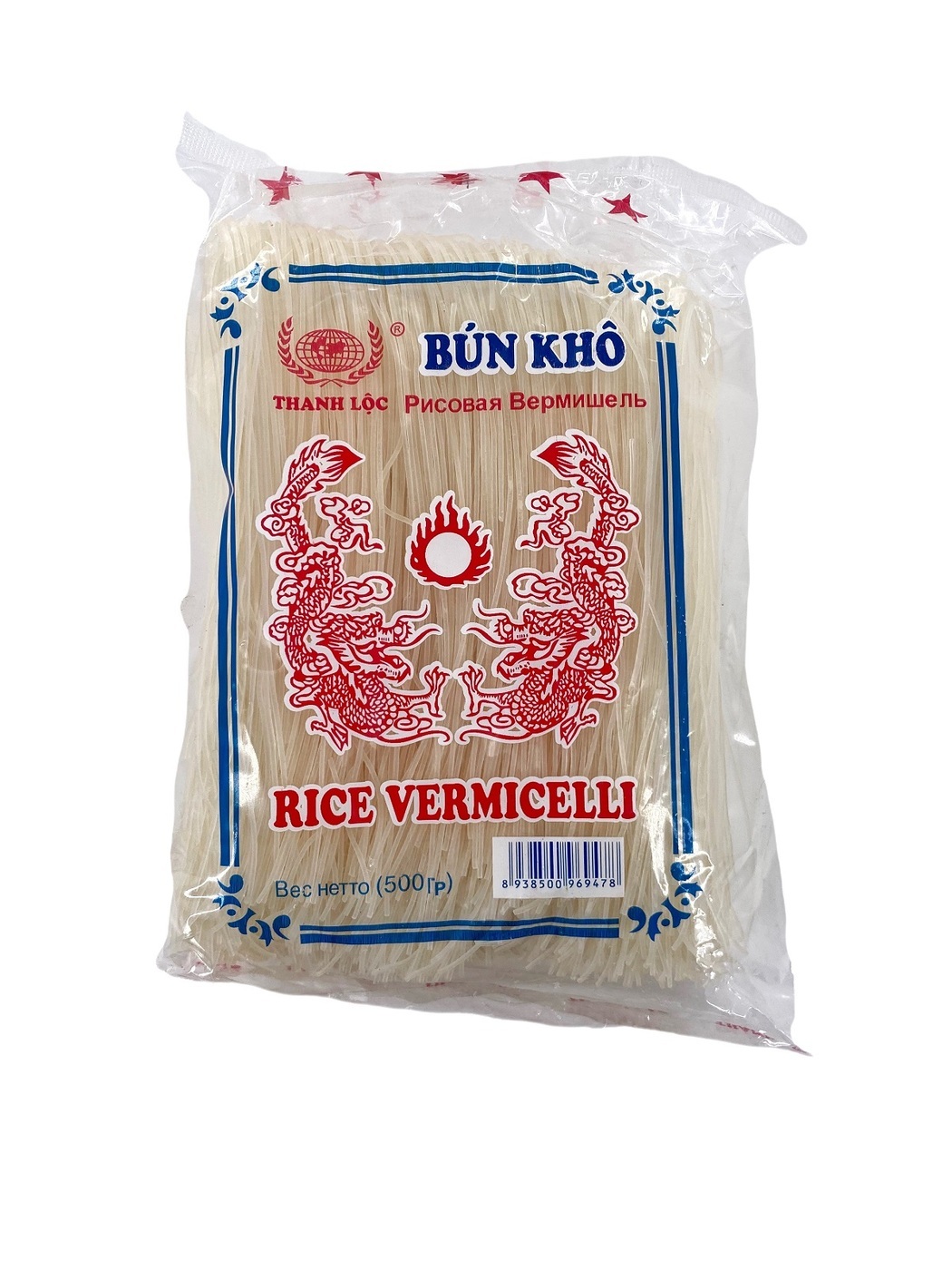 Вьетнамская классическая рисовая лапша Bun Kho, 500 гр.