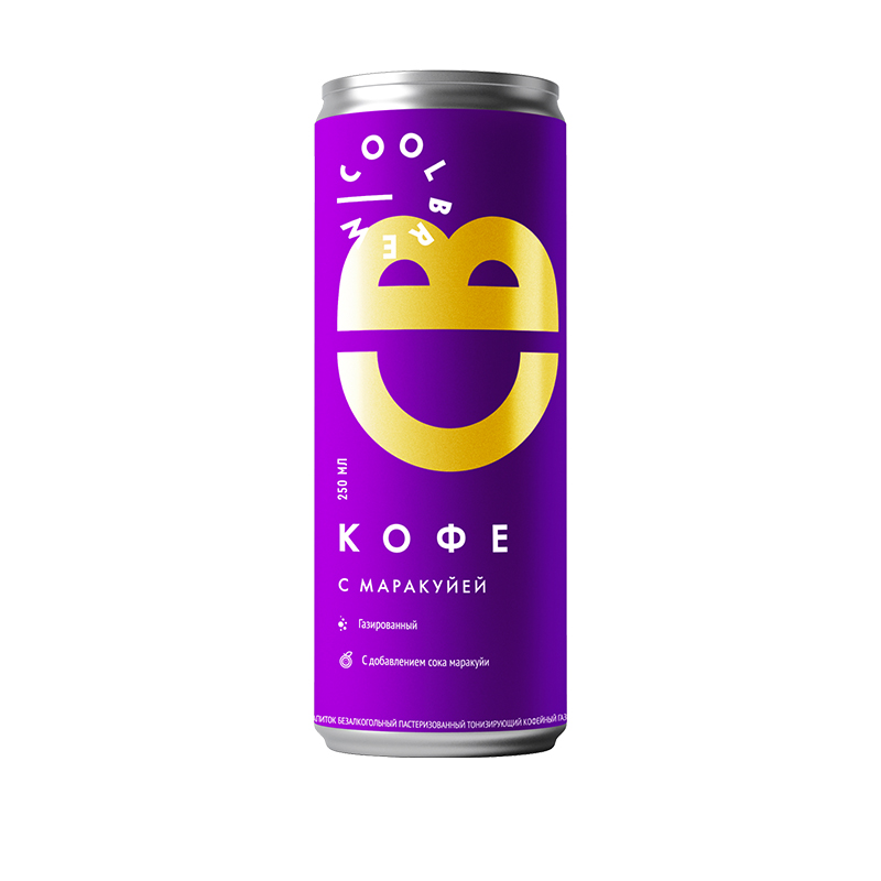 Кофейный напиток Coolbrew Кофе с маракуйей, 250 мл