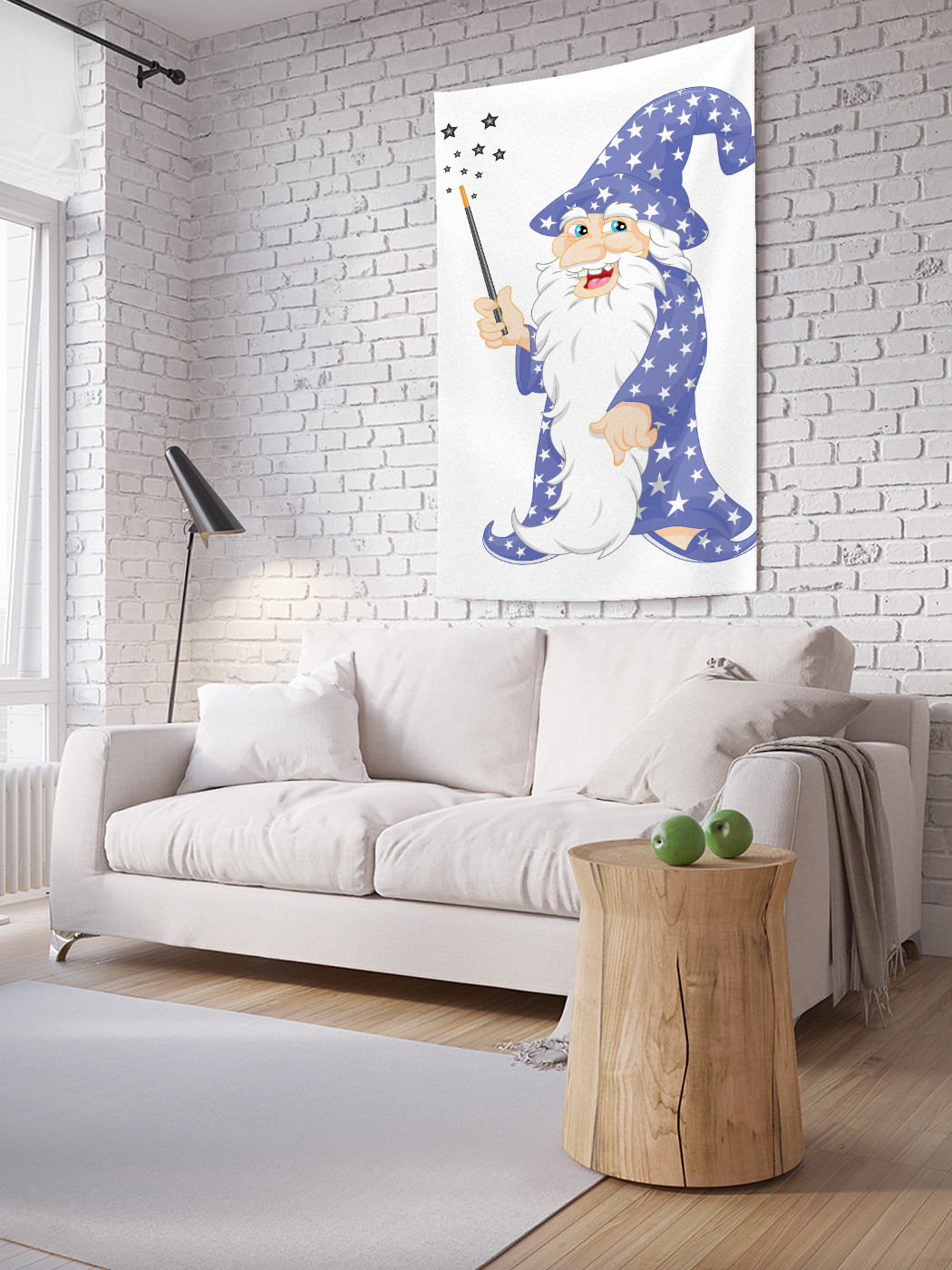 

Вертикальное фотопанно на стену JoyArty Звездочет с волшебной палочкой 100x150 см, Звездочет с волшебной палочкой