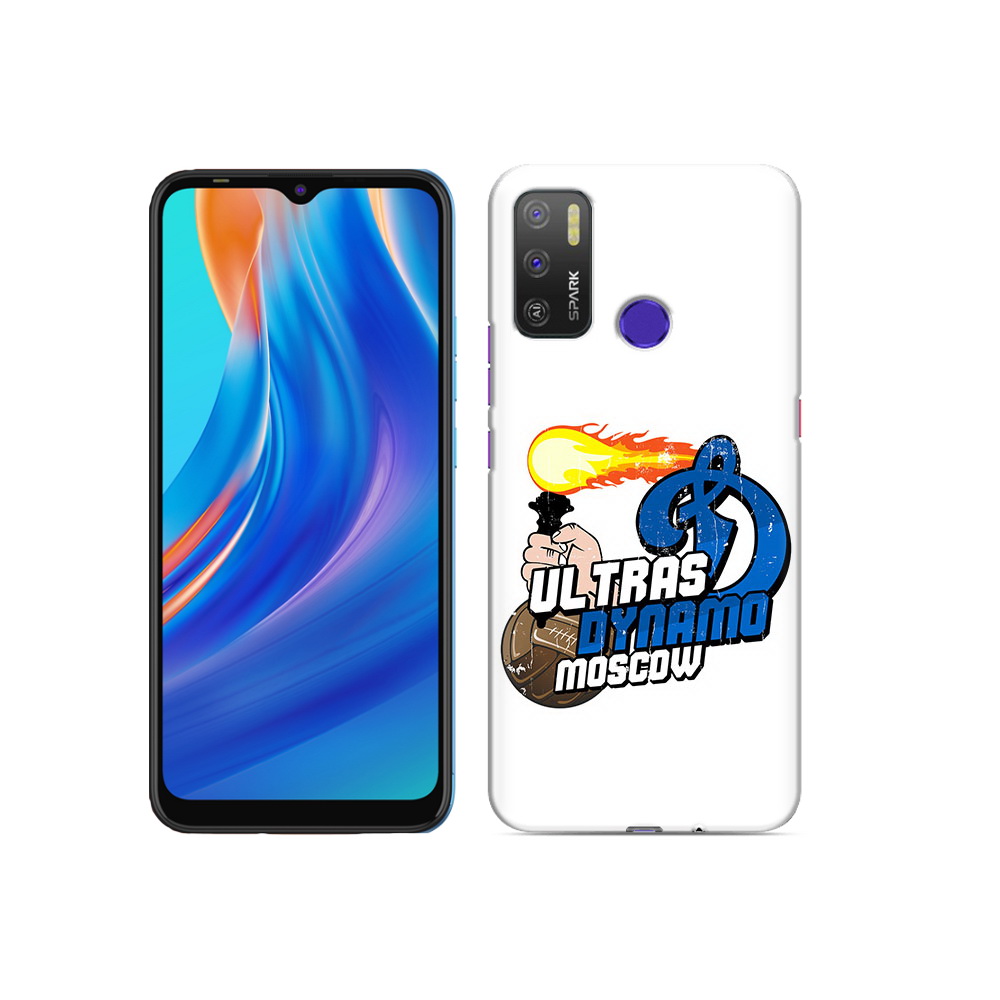 

Чехол MyPads Tocco для Tecno Spark 5 Air ФК Динамо, Прозрачный, Tocco