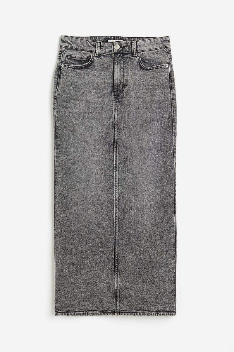 

Юбка женская H&M 1186360 серая 32 EU, Серый, 1186360