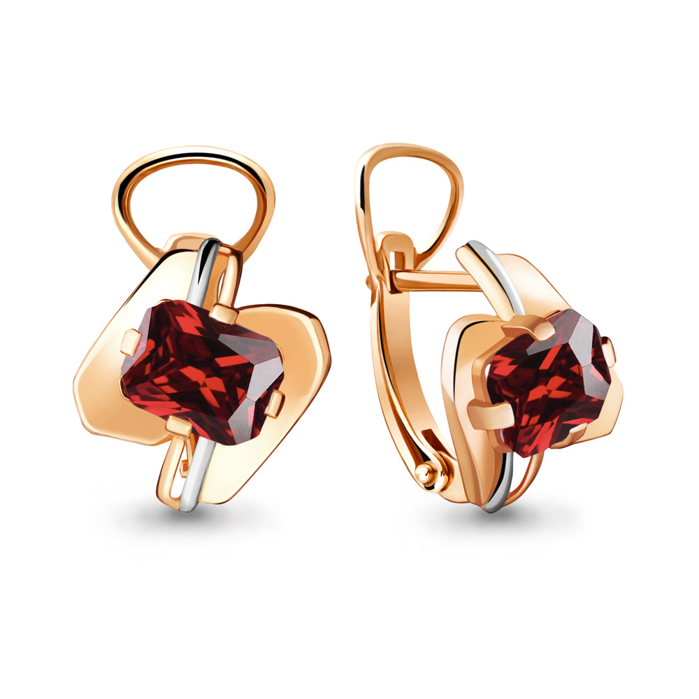 

Серьги из серебра с гранатом Aquamarine 4462385_925_з, 4462385_925_з