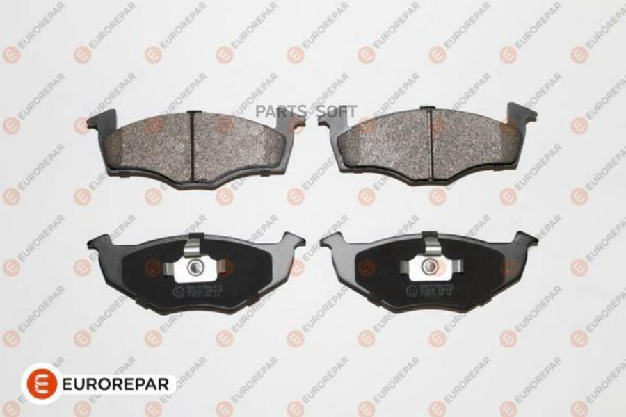 

Колодки тормозные дисковые передние SEAT EUROREPAR 1617275280