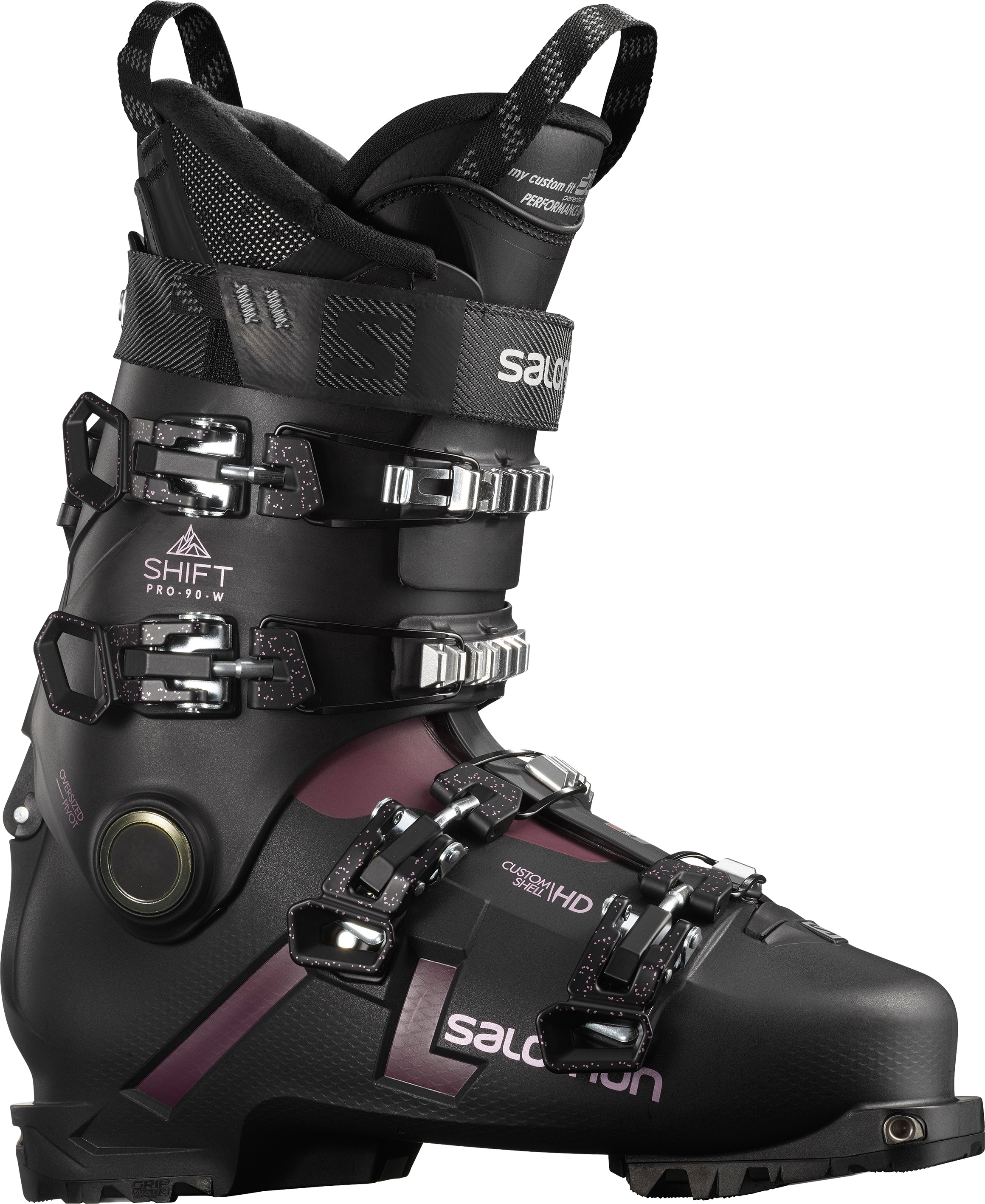 фото Горнолыжные ботинки salomon shift pro 90 w 2021, black/burgendy, 25