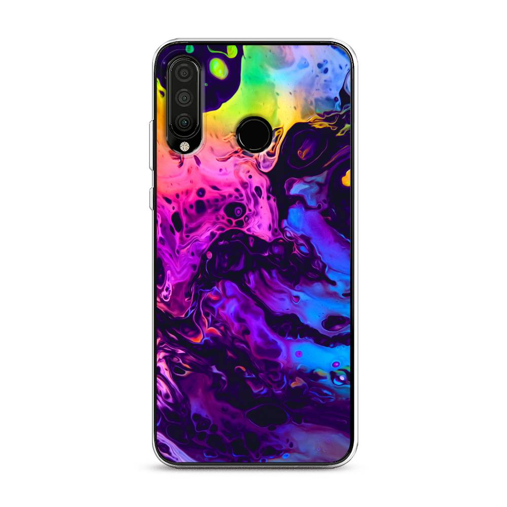 

Чехол Awog на Huawei P30 Lite "ACID fluid", Красный, 67950-3