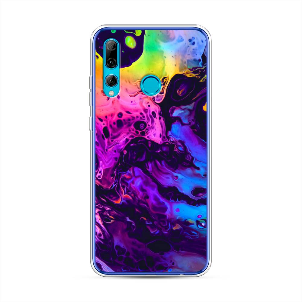 

Чехол Awog на Huawei P Smart Plus 2019 "ACID fluid", Красный, 69250-3