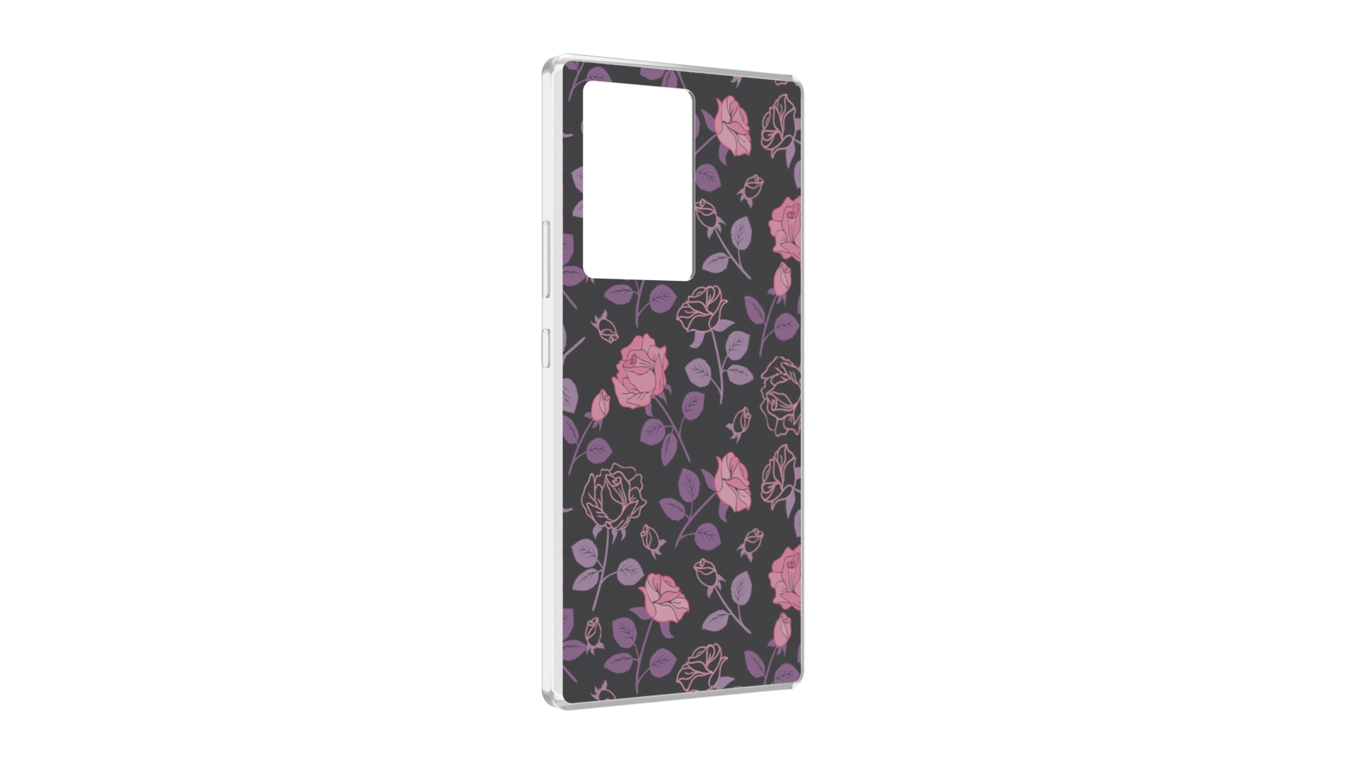 

Чехол MyPads маленькие розочки на черном фоне женский для ZTE Nubia Z40 Pro, Прозрачный, Tocco