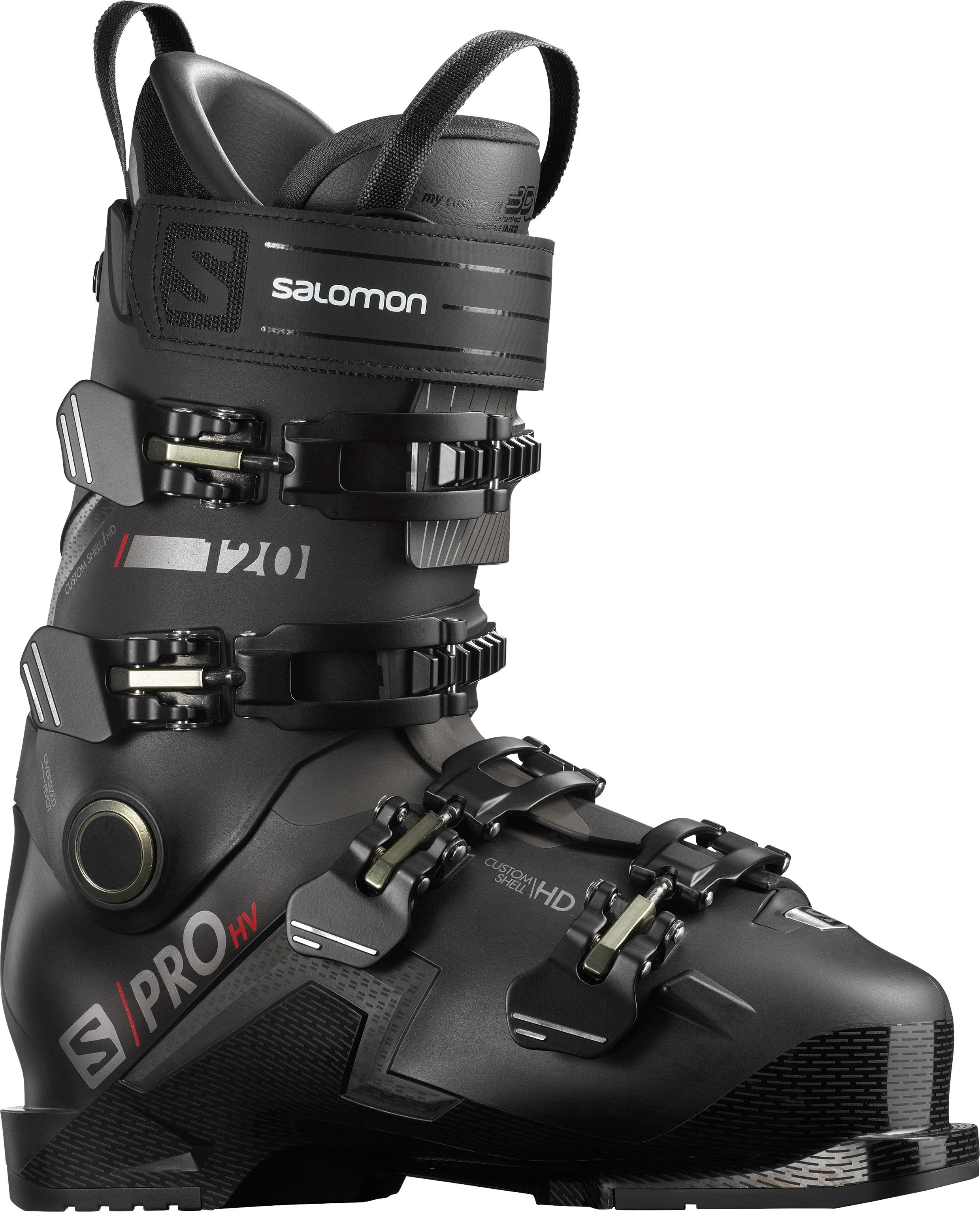 фото Горнолыжные ботинки salomon s/pro hv 120 2021, black/belluga/red, 29