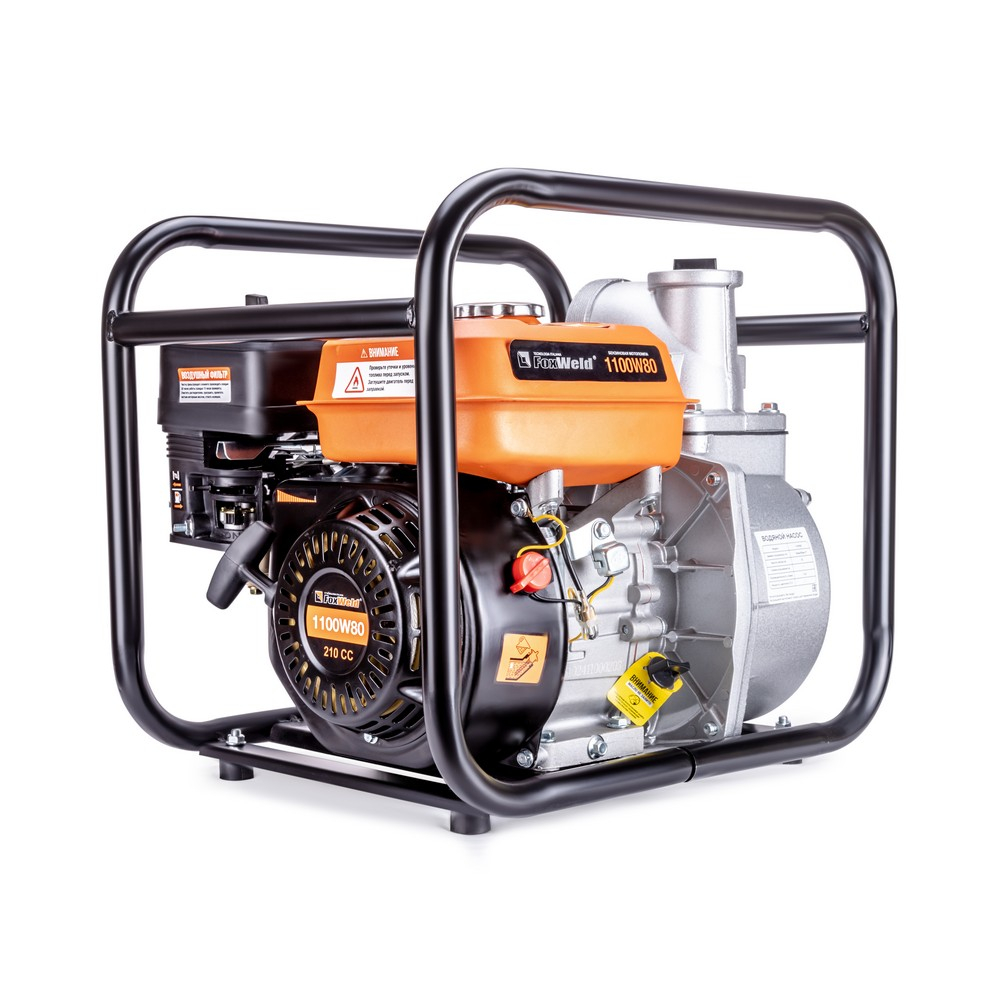 фото Мотопомпа бензиновая foxweld 1100w80