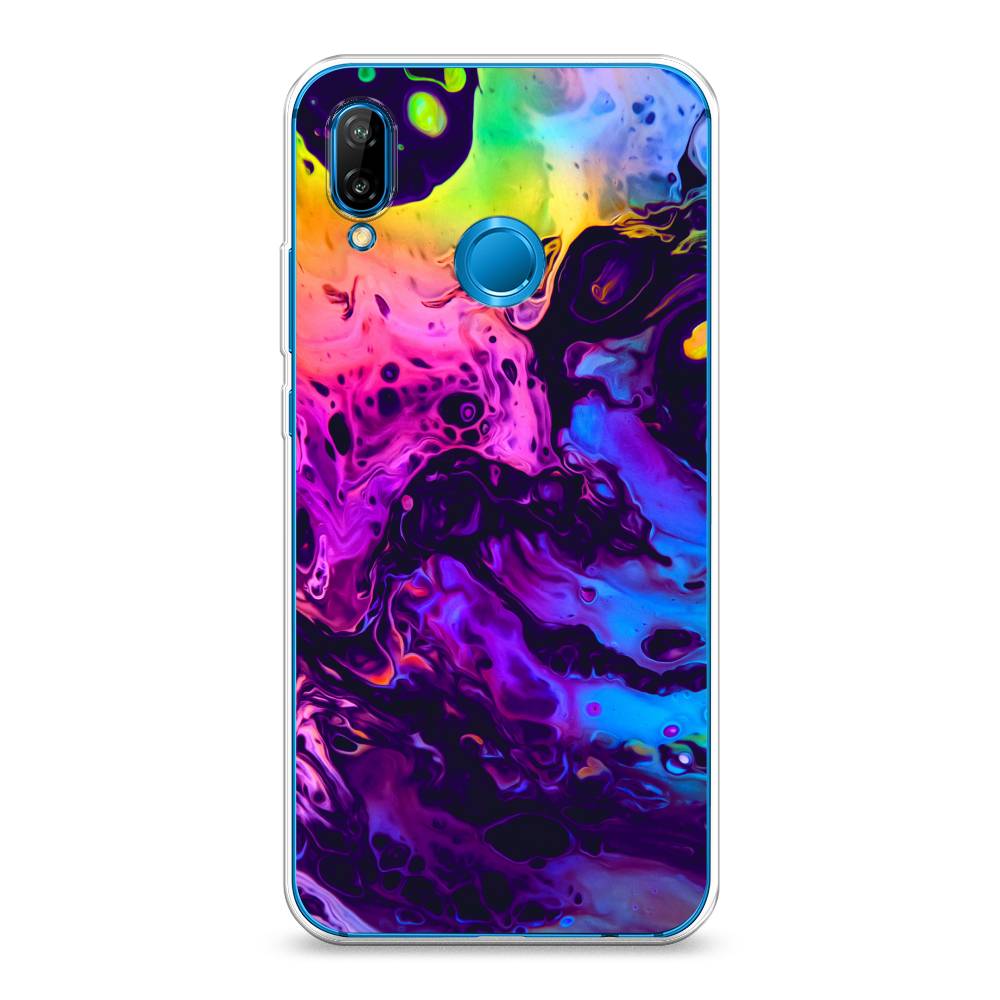 

Чехол Awog на Huawei Nova 3E "ACID fluid", Красный, 65650-3