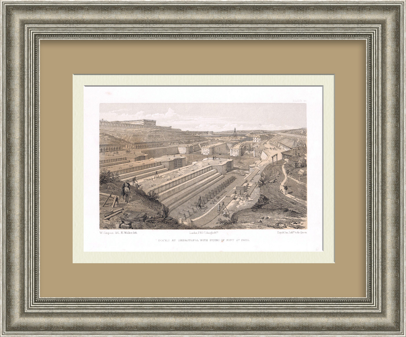 

Доки в Севастополе. Литография 1856 года