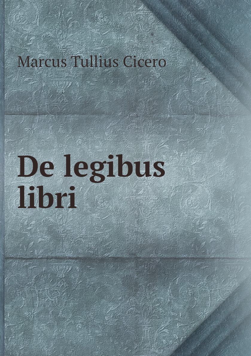 

De legibus libri