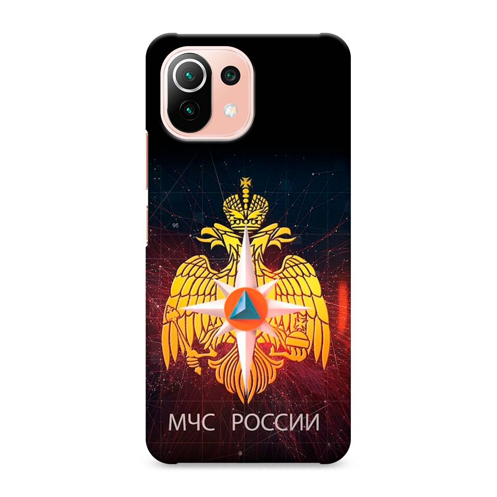 фото Пластиковый чехол "мчс россии" на xiaomi mi 11 lite awog