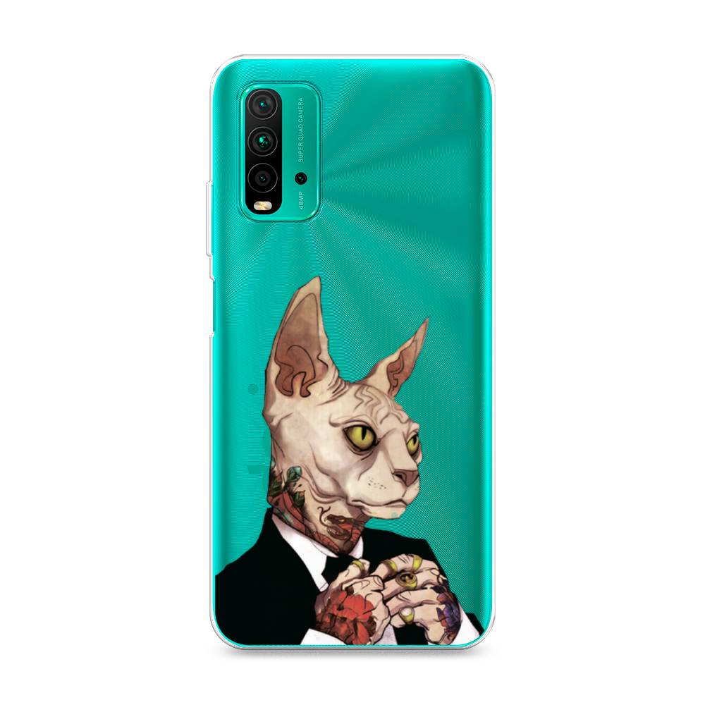

Чехол Awog на Xiaomi Redmi 9T "Татуированный сфинкс", Разноцветный, 39850-7