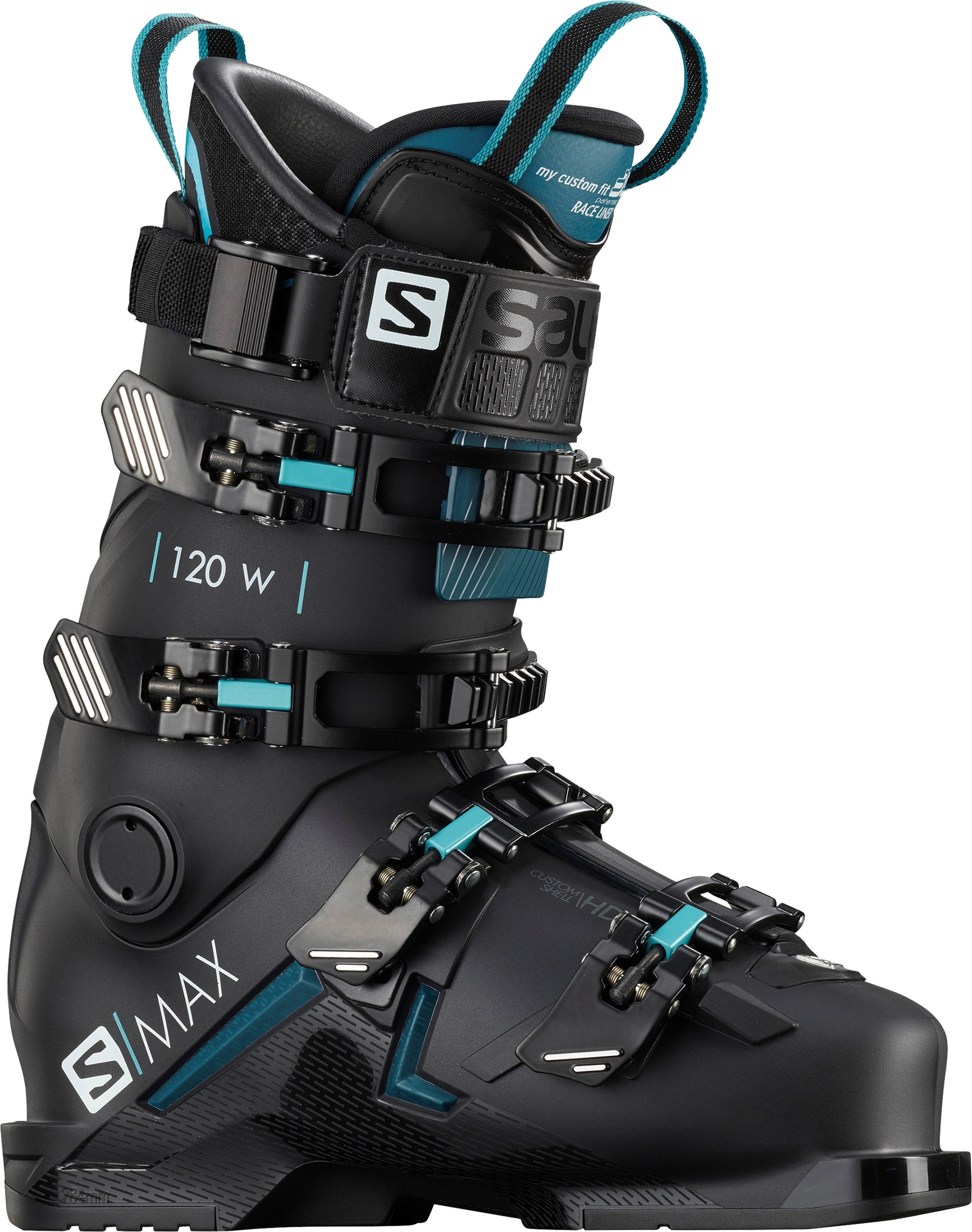 фото Горнолыжные ботинки salomon s/max 120 w 2021, black/blue/silver, 23