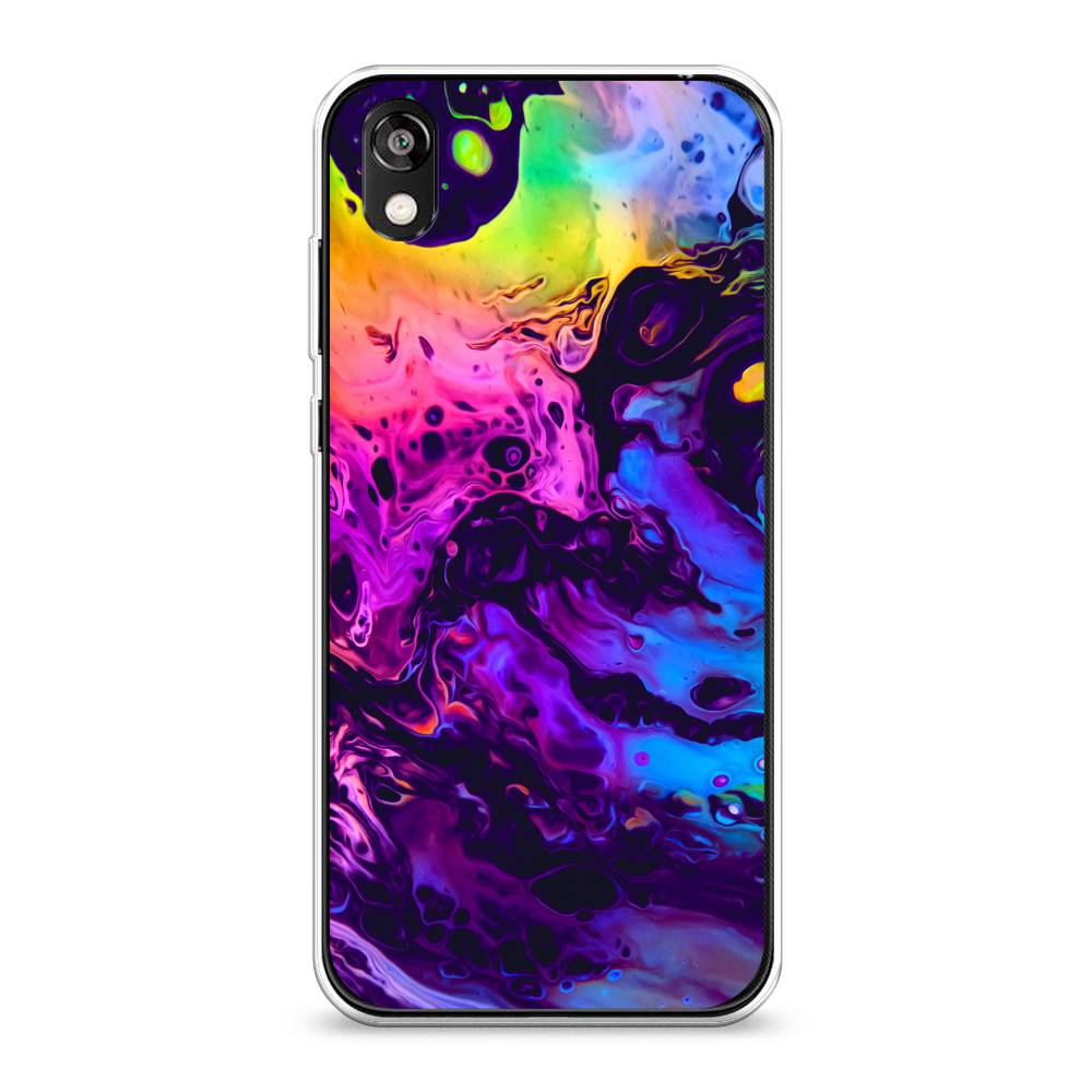 

Чехол Awog на Honor 8S "ACID fluid", Красный, 69150-3