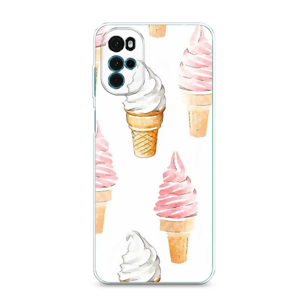 

Чехол Awog на Motorola Moto G22 "Нарисованное мороженое", Разноцветный, 243150-10