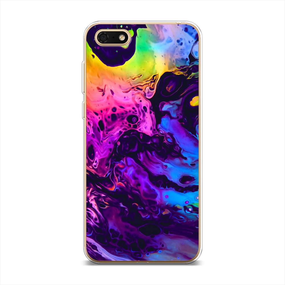 

Чехол Awog на Honor 7A Prime "ACID fluid", Красный, 6105850-3
