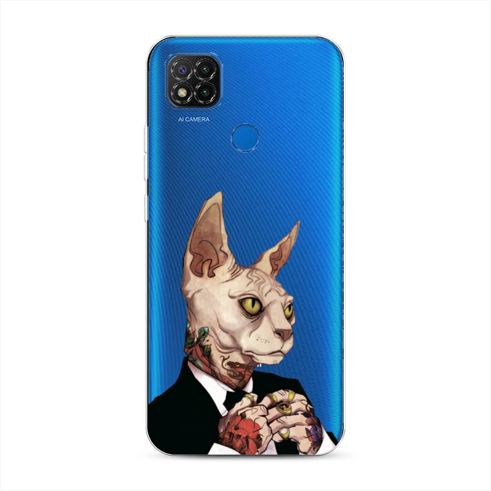 

Чехол Awog на Xiaomi Redmi 9C "Татуированный сфинкс", Разноцветный, 39050-7