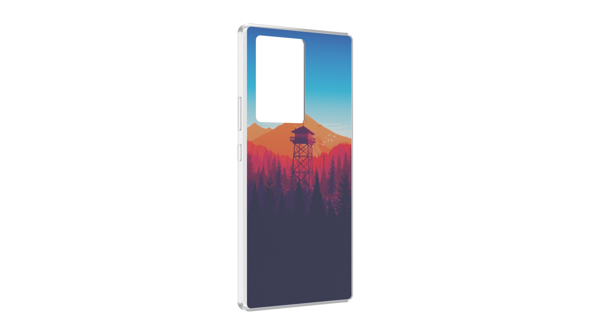 

Чехол MyPads лес с оранжевыми горами для ZTE Nubia Z40 Pro, Прозрачный, Tocco