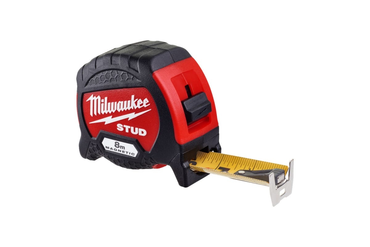 Рулетка STUD GEN II 8м Milwaukee рулетка milwaukee открытая 30 м 48225203