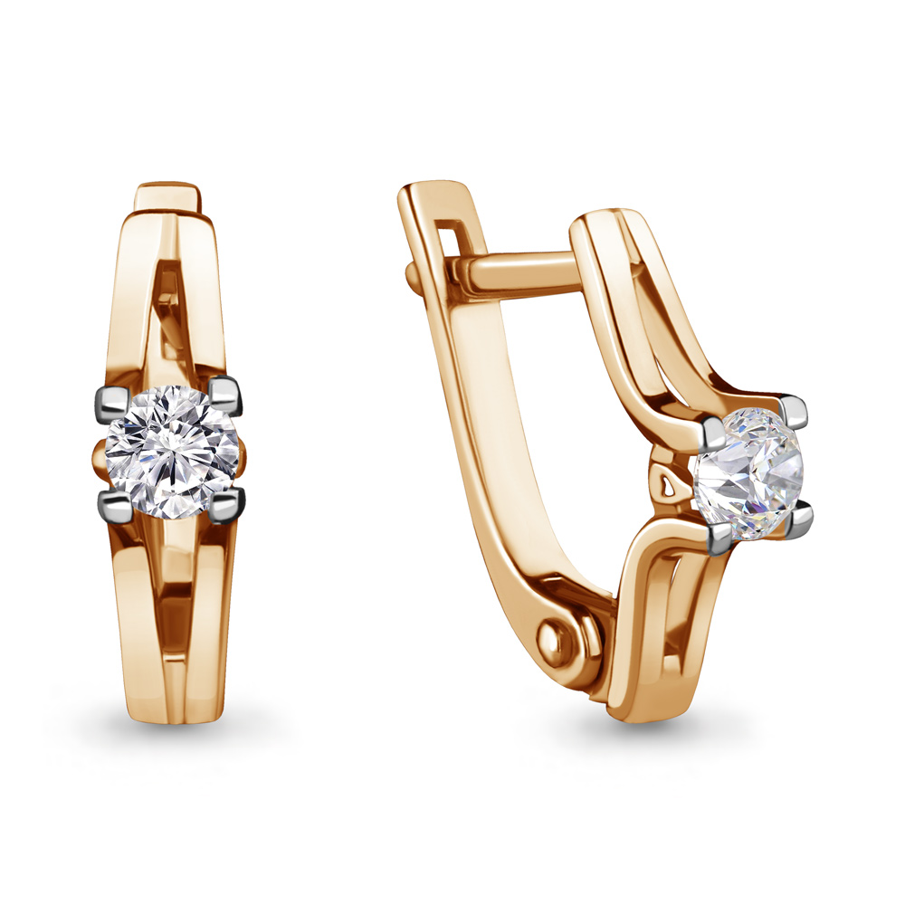 

Серьги из красного золота с бриллиантом Aquamarine Aquamarine 940542к_585_кз, 940542к_585_кз
