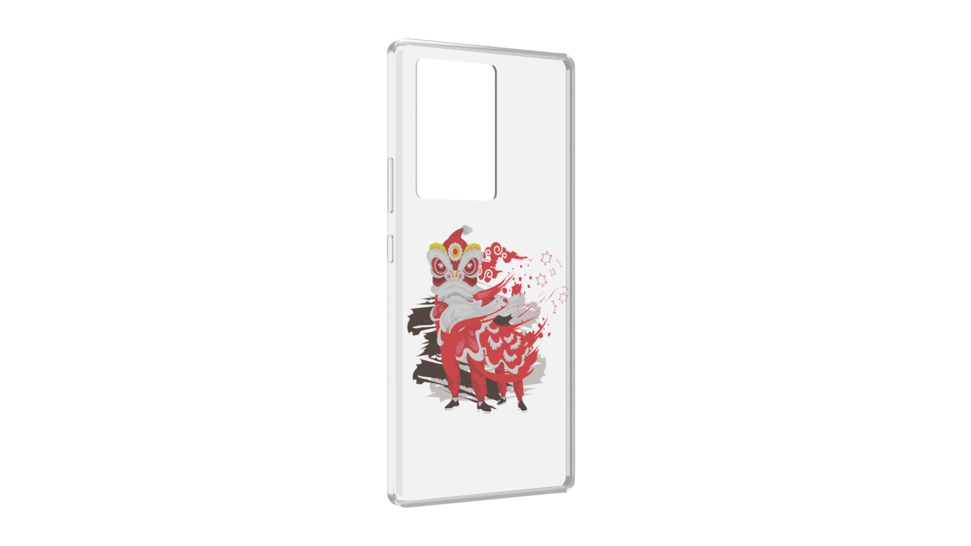 

Чехол MyPads красный-карнавал для ZTE Nubia Z40 Pro, Прозрачный, Tocco