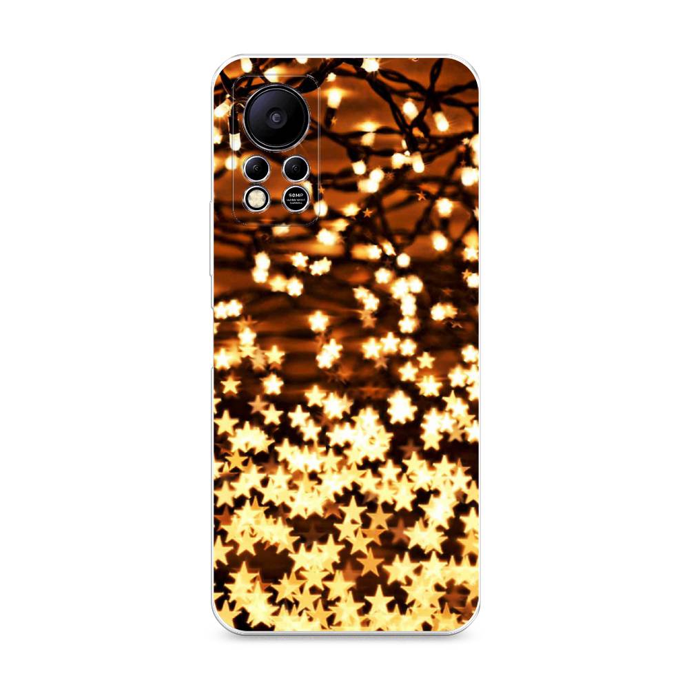 

Чехол для Infinix Hot 11S NFC "Новогодняя гирлянда", Золотистый, 3100950-5