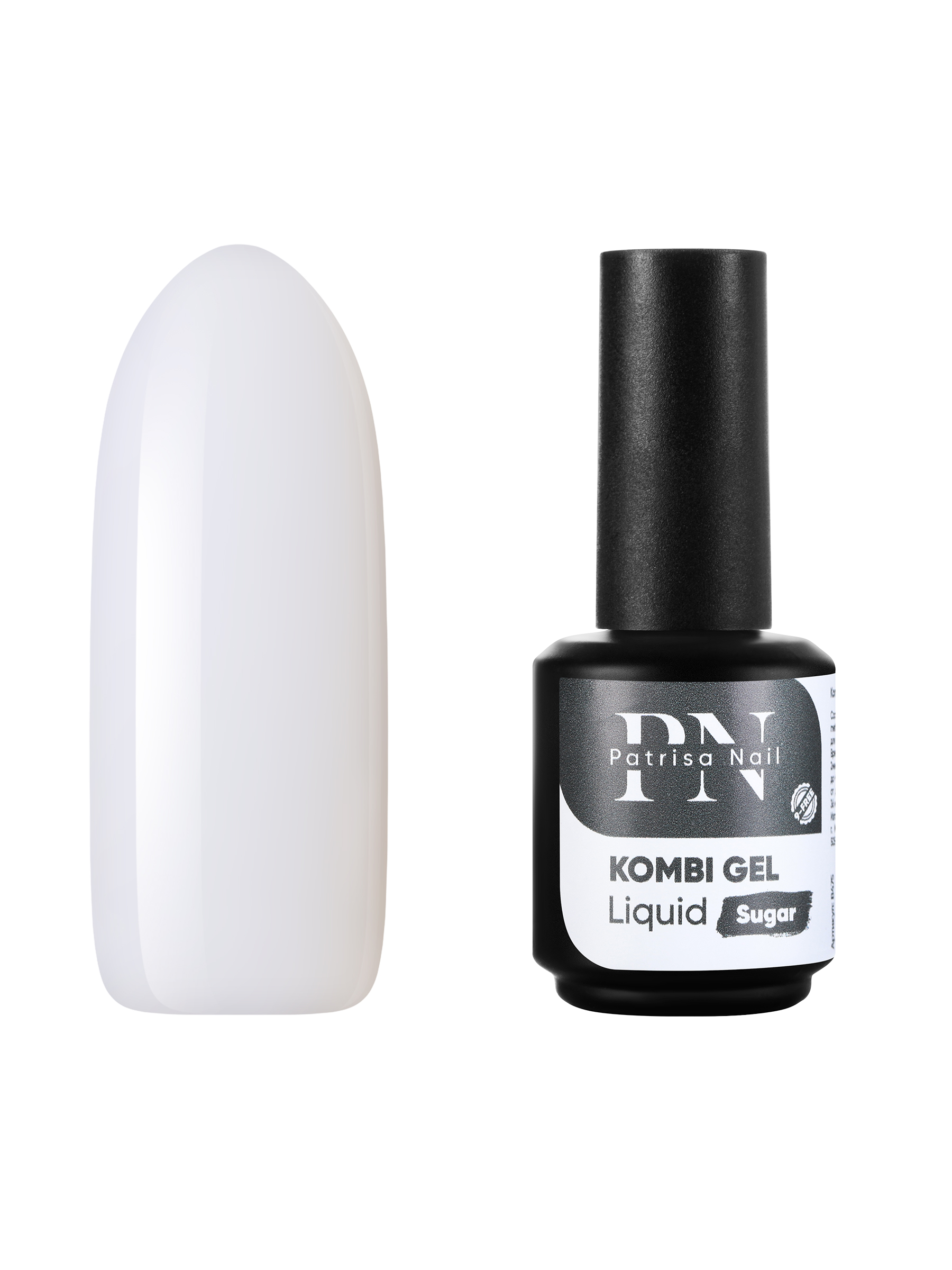 

Гель для моделирования ногтей Patrisa Nail Kombi Gel Liquid Sugar прозрачный, 16 мл