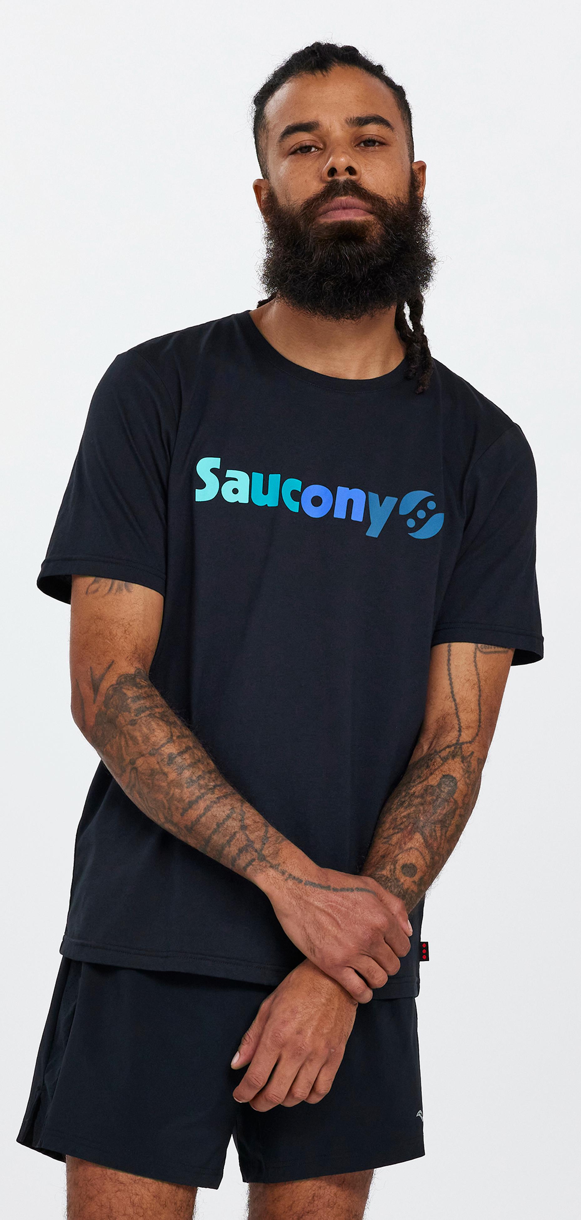 

Футболка мужская Saucony Sam800294-Bk черная 48, Sam800294-Bk