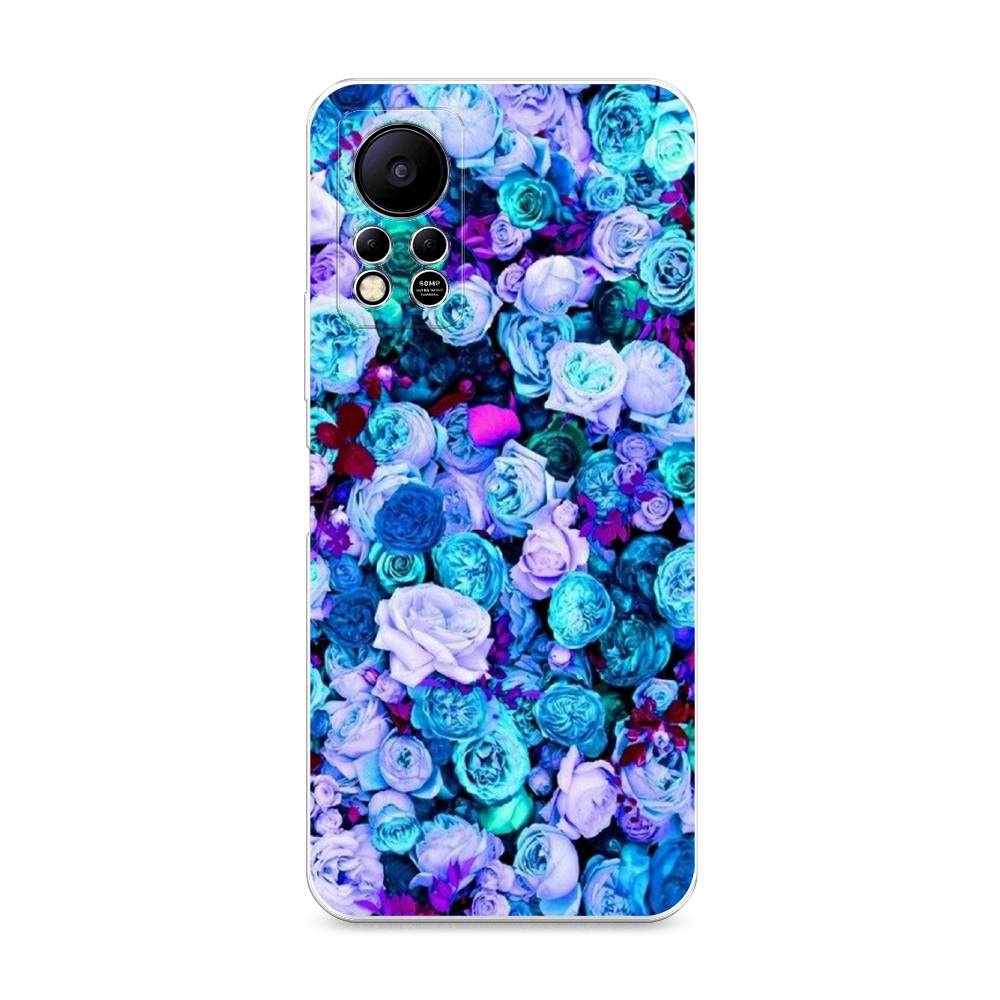 

Чехол для Infinix Hot 11S NFC "Цветочный ковер", Фиолетовый, 3100950-2