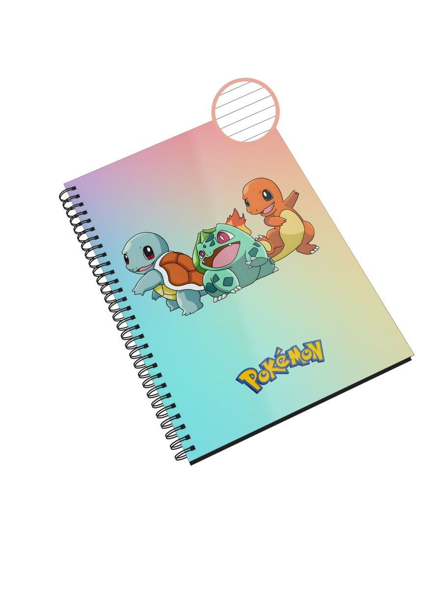 

Блокнот Каждому Своё "Покемоны/Pokemon/Пикачу" NP-MUPK2-A4/3 A4 48л в линейку, NP-MUPK2-A4/3