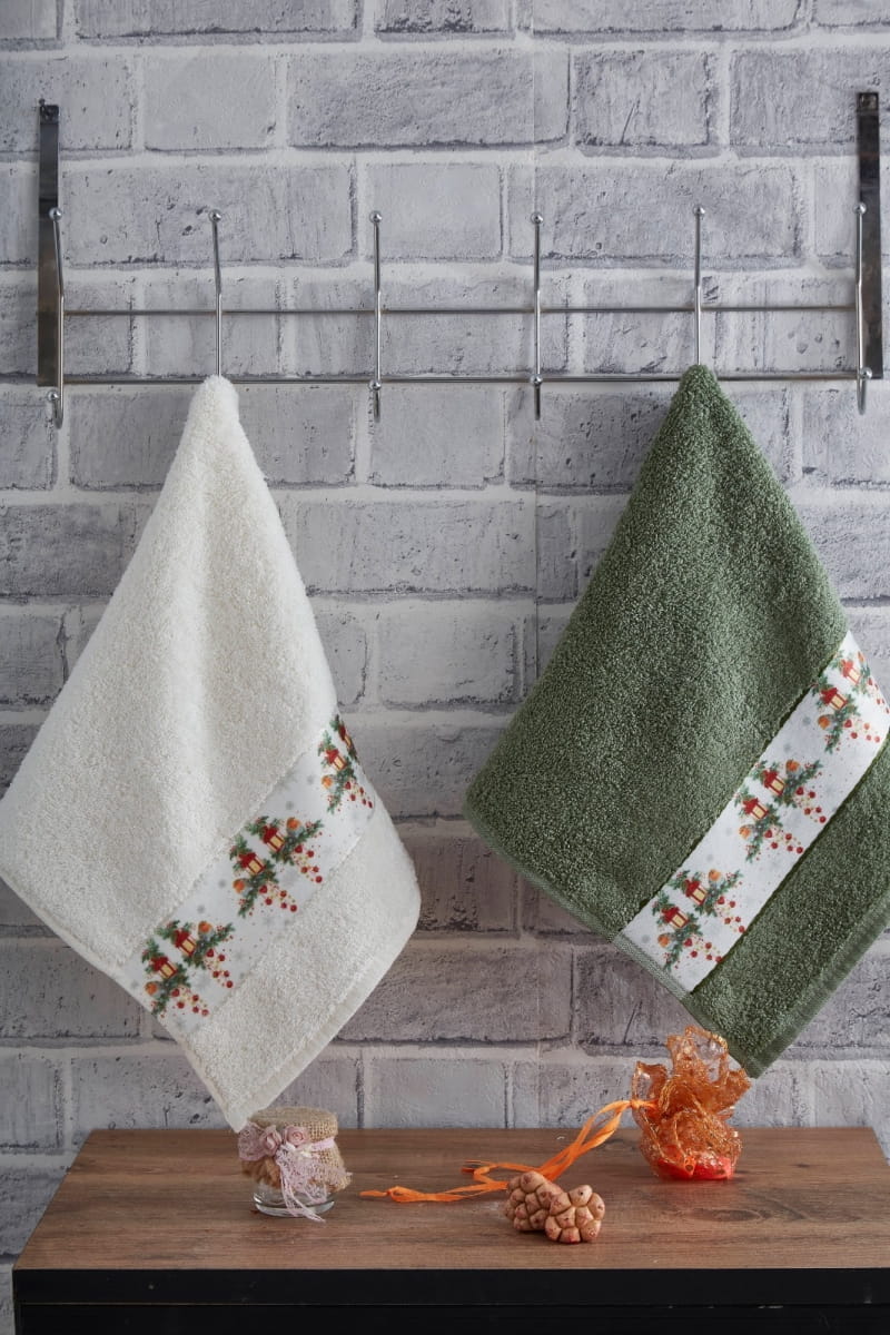 

Набор Полотенец Arya С Рождеством 30x50 2 Пр. Ornaments Белый