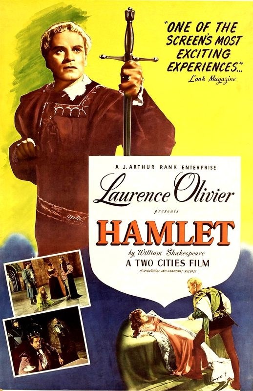 

Постер к фильму "Гамлет" (Hamlet) Оригинальный 27,9x43,2 см