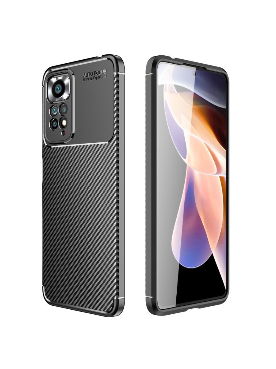 

Силиконовый чехол Beetle на Xiaomi Redmi Note 11 Pro Черный цвет