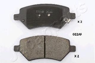 

Тормозные колодки Japanparts дисковые PA022AF