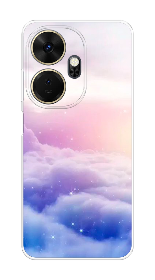 

Чехол на Itel P55 Plus 4G "Небеса", Голубой;белый;розовый, 3201950-1