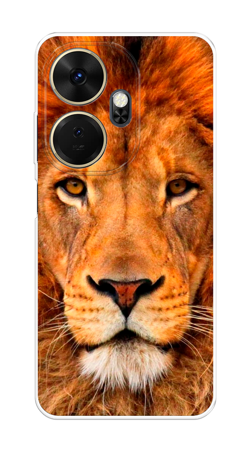 

Чехол на Itel P55 Plus 4G "Благородный лев", Оранжевый, 3201950-1
