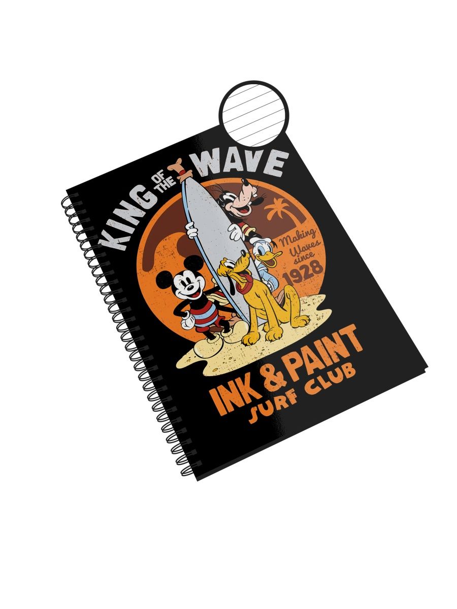

Блокнот Каждому Своё "Mickey Mouse/Микки Маус/Плуто" NP-MUMK5-A4/3 A4 48л в линейку, NP-MUMK5-A4/3