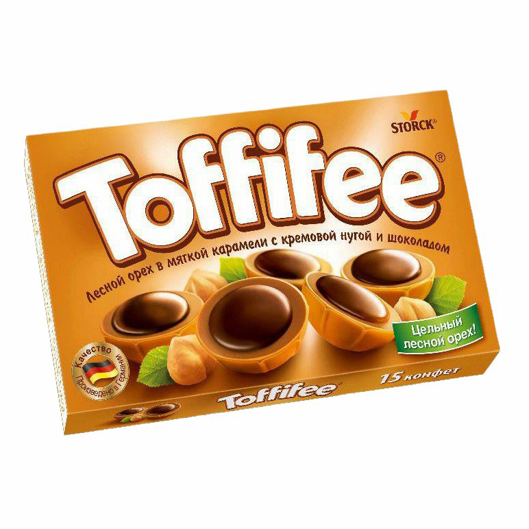 Конфеты Toffifee карамель-орех-шоколад 125 г