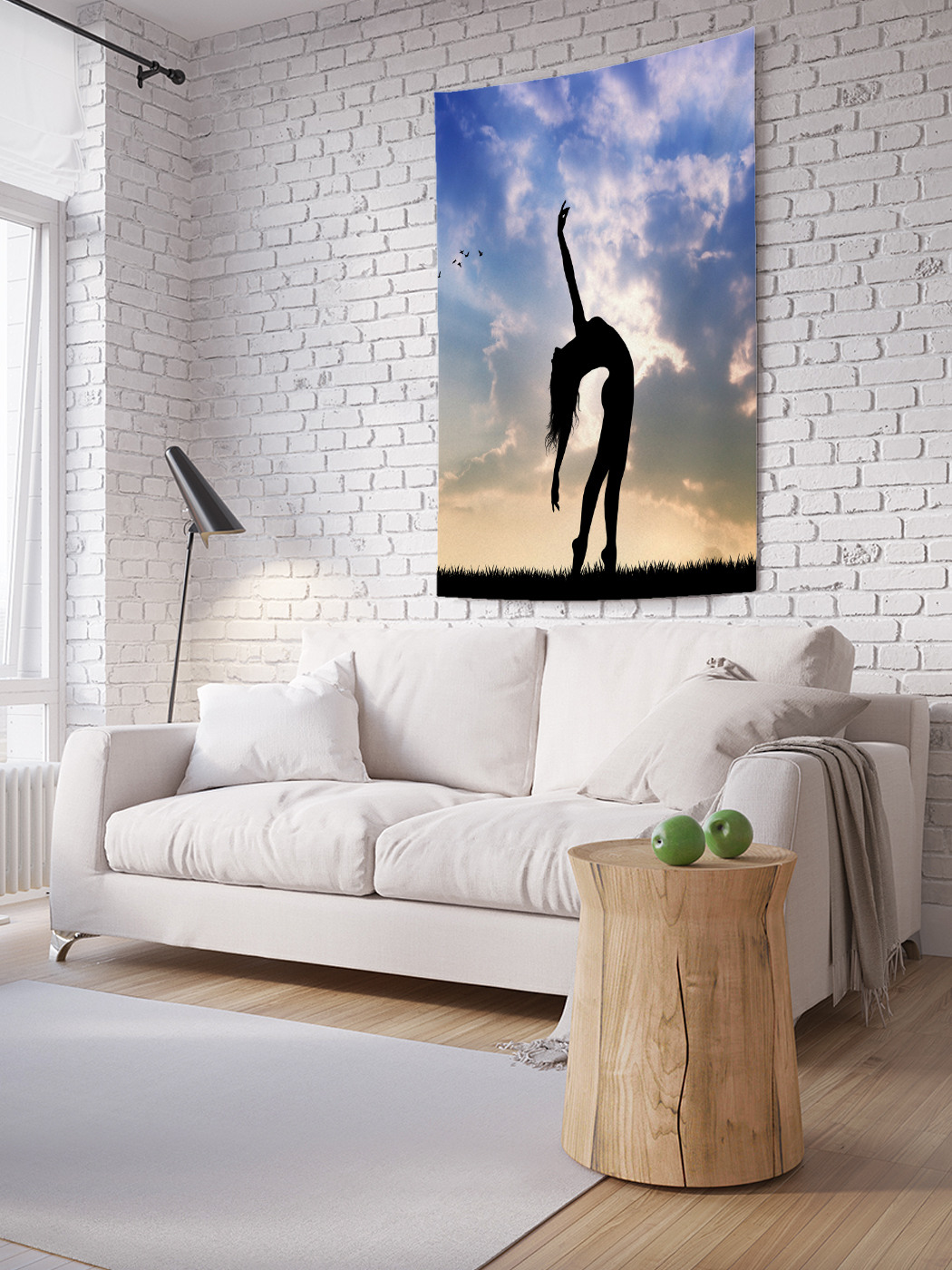 

Вертикальное фотопанно на стену JoyArty Гибкая фигура 100x150 см, Гибкая фигура